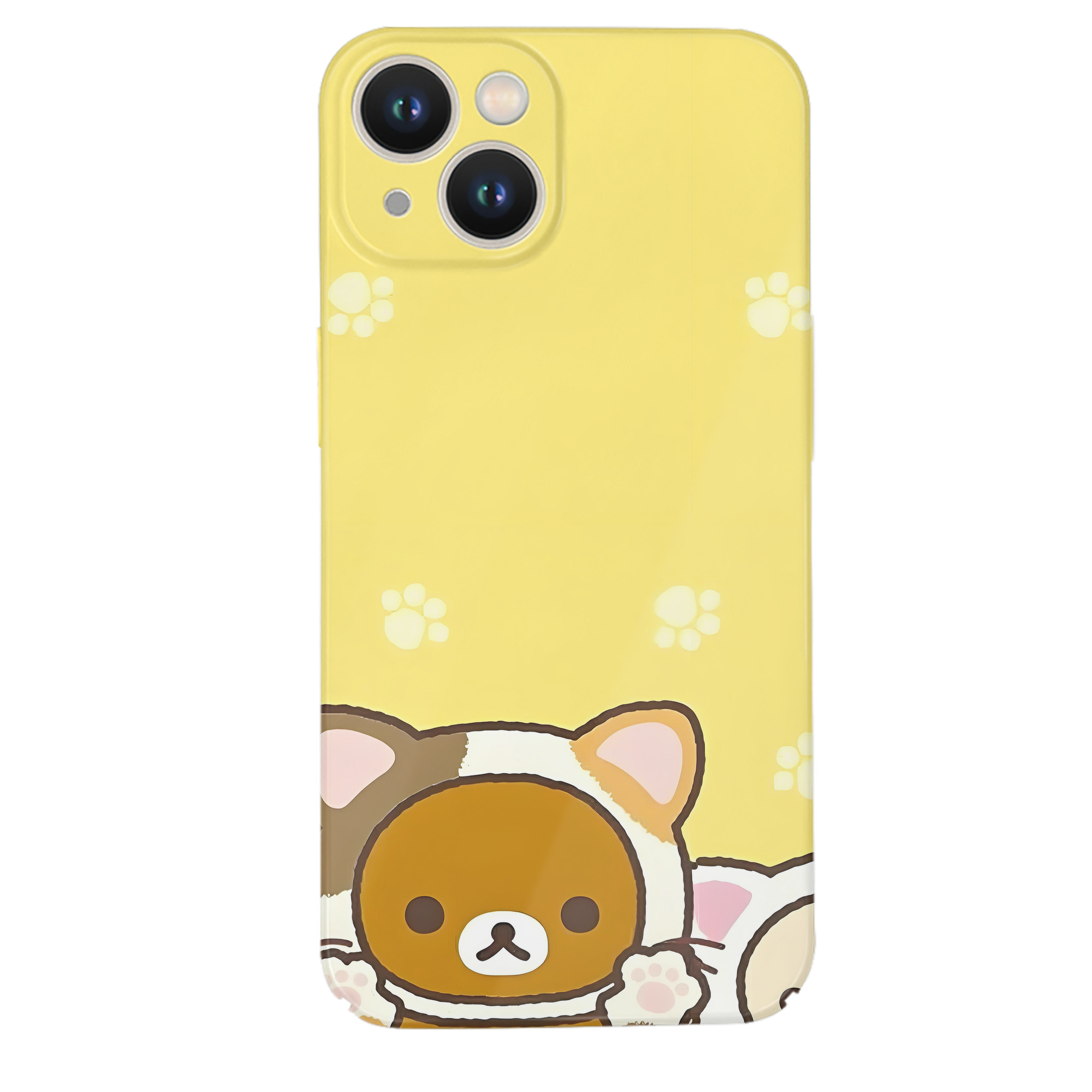 （画像用） リラックマ リラックマ キイロイトリ Rilakkuma Korilakkuma Kiiroitori 【iPhone 14シリーズ対応】ハードケース